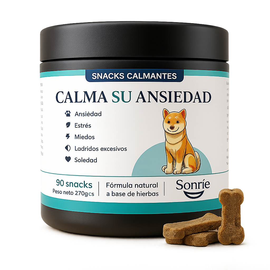 Sonríe — Snack Calmante para Perros