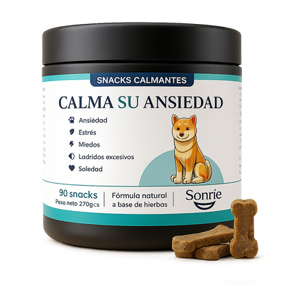 Sonríe — Snack Calmante para Perros