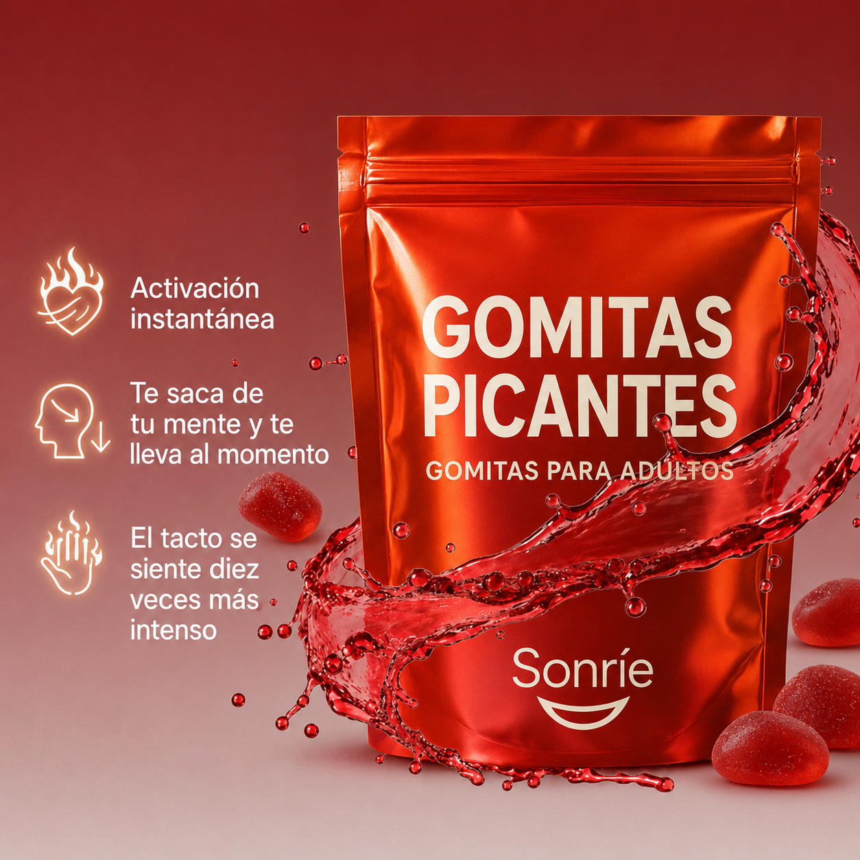 Sonríe — Gomitas para Adultos