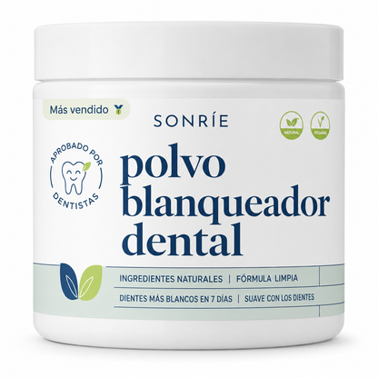 Sonríe — Polvo Blanqueador Dental