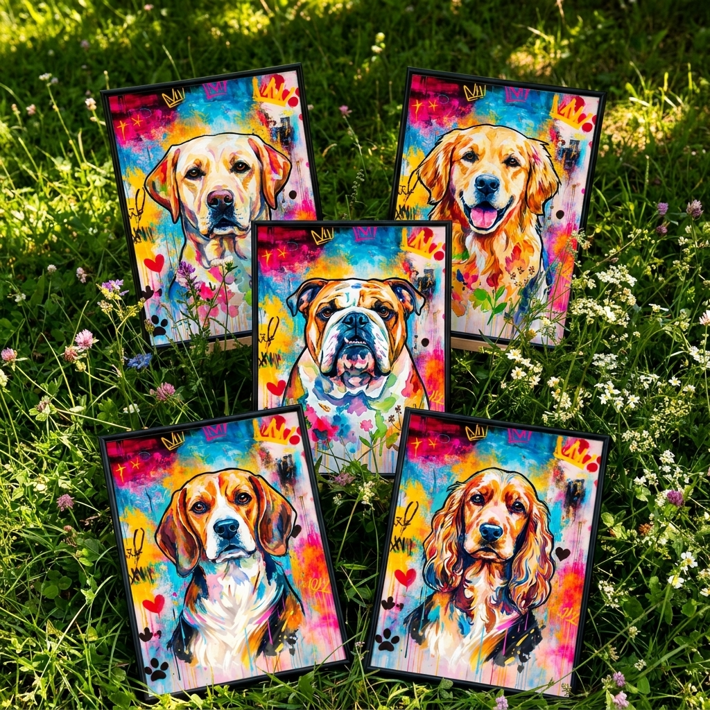 Retrato de Mascota Personalizado - Creado por Benja